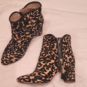 Louise et Cie Brown and Black Ankle Boots